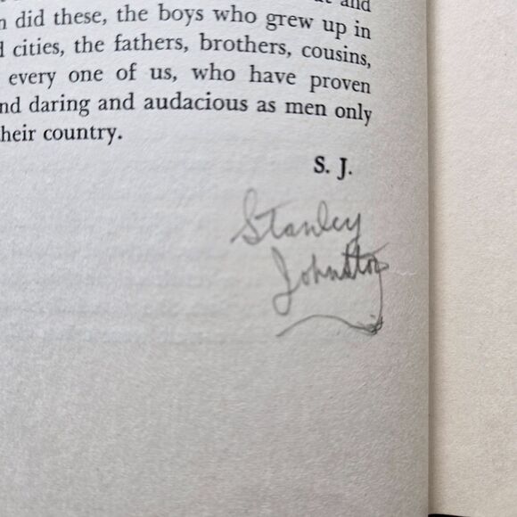 SIGNED Queen of the Flat-Tops By Stanley Johnston; 2nd Print 1942 - Picture 6 of 10